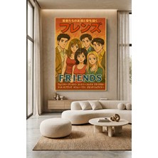 Wallivo Friends Dizisi Japon Versiyonu - Alternatif Evren Dizi Kanvas Tablo