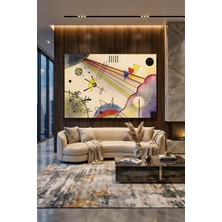 Wallivo Wassily Kandinsky Ağır Kırmızı (Schweres Rot) Bauhaus Dönemi Kanvas Tablo