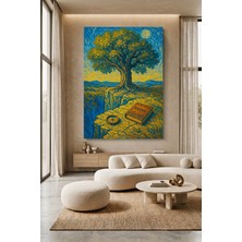 Wallivo Van Gogh Temalı Orman Kanvas Tablo