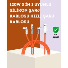 Judge 120 W Hızlı Çözüm Sunan 3'ü 1 USB Şarj Kablosu– Sağlam Gövde