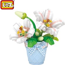Depozee LZ8837 Loz  Saksılı Zambak Block Oyuncak 240 Parça