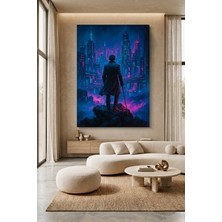 Wallivo Cyberpunk Şehir Projeleri Kanvas Tablo