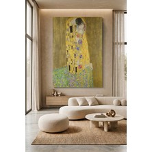 Wallivo Gustav Klimt The Kiss Kanvas Tablo
