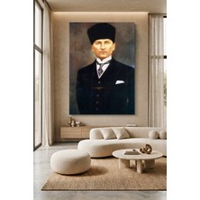 Wallivo Mustafa Kemal Atatürk Modern Çizim - Model 18 Kanvas Tablo