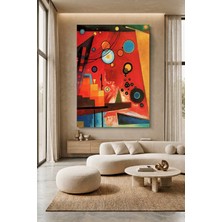 Wallivo Wassily Kandinsky Geometrik Kompozisyon Soyut Sanat Kanvas Tablo