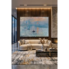 Wallivo Claude Monet'nin Empresyonizme Adını Veren Başyapıtı Izlenim: Gün Doğumu Kanvas Tablo