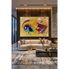 Wallivo Wassily Kandinsky Swinging (Salınım) Bauhaus Dönemi Soyut Kanvas Tablo