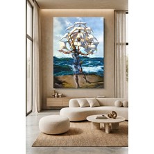 Wallivo Salvador Dali Gemi ve Insan Figürü Sürrealist Sanat Kanvas Tablo