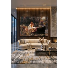 Wallivo John William Waterhouse'un Romantik Başyapıtı Shalott Leydisi Prerafaelit Kanvas Tablo