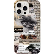 Manitoba Iphone 13 Pro Uyumlu Baskılı Yumuşak Silikon Şeffaf Telefon Kılıfı