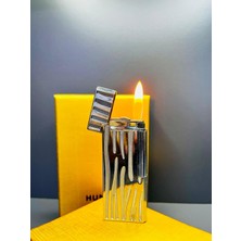 Doğan Hediyelik Dupont Model Slim Tasarım Gazlı Metal Çakmak