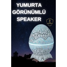 Hk Work Palace Dinozor Yumurtası Gece Masa Lambası Bluetooth Hoparlör 14 Renk Seçeneği (Hkwork-Place)