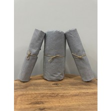 Dafne Moda Çarşaf Seti Tek Kişilik Antrasit