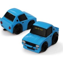 Mini Gt 1/64 Qube Carz Serisi Nissan Skyline Kenmeri Liberty Walk Baby Blue Blister Paket