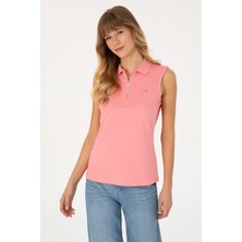 U.s. Polo Assn. Kadın Pembe Tişört 50324852-VR041