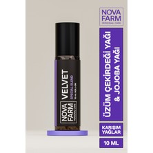 Nova Farm Velvet Üzüm Çekirdeği Yağı + Jojoba Yağı Roll-On 10 ml
