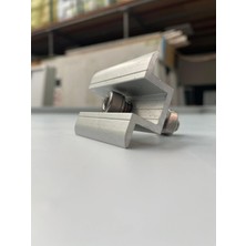 Güneş Paneli Orta Tutucu (Somun+Cıvata) Bağlantı Klempi