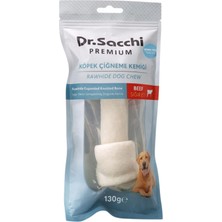 Dr.sacchi Premium Sığır Etli Sığır Derisi Genişletilmiş Düğüm Kemik Tahılsız Köpek Ödülü 7-8“ 130-140 gr 1'li