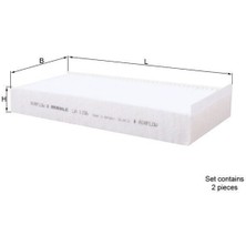 Mahle LA1156-S - Polen Filtresi Cabin Filter