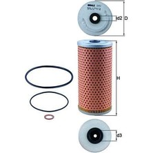 Mahle OX92D - Yag Fıltresı Mercedes M119 W124 W210 W140 C140 W124 R129
