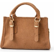 Tandi Bags Andriy Mini Süet Çapraz Çanta Taba