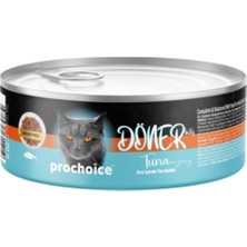 Döner Bites Sos Içinde Ton Balıklı Yetişkin Konserve Kedi Maması 6 Adet-70 gr