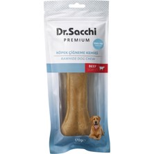 Dr.sacchi Premium Sığır Etli Doğal Sığır Derisi Press Kemik Tahılsız Köpek Ödülü 8.5"170-180 gr 1'li