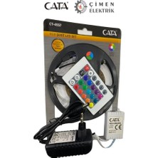 Depozee Cata Ct 4557 Rgb Şerit LED Set 5 mt Rgb LED 3 Renk+Trafo+ Kumanda