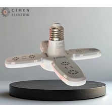 Depozee Cata Ct 1151 Pervane 30W LED Ampul 6500K Beyaz Işık E27 Duy
