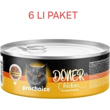 Döner Bites Sos Içinde Tavuk Etli Yetişkin Kedi Konservesi 70GR- 6 Lı Paket