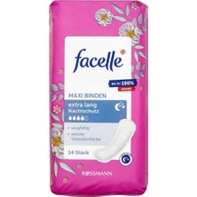 Facelle Maxi Ped Kanatli Ekstra Uzun Gece 14'lü