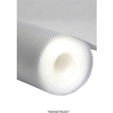 Depozee Mutfak Kaydırmaz Şeffaf Raflık Kaymaz Dolap Içi Çekmece Örtüsü Pvc 45X300 cm Koruyucu Eva Kalın