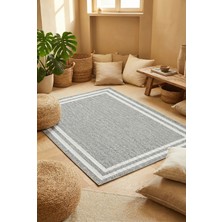 Ayduran Halı Sisal Çerçeveli Jut Taban Dekoratif Yıkanabilir  Yumuşak Iskandinav Hasır Görünümlü Toz Tutmaz Halı