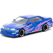 Depozee Tarmac Works 1/64 Vertex Toyota Mark Iı JZX100 Blue Metallic