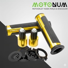 Motonum Kymco Xtown 250 Barracuda Elcik TAKIMI-SILIKONLU-SARI-EL06941