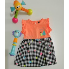 Sevimli Meyveler Turuncu Elbise Turuncu - 6-9 Ay