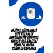 Judge Profesyonel Dijital Göstergeli Düşük Gecikme Bluetooth Kulaklık Çift Kulaklık