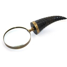 Zenvia Boynuz Pirinç Büyüteç Model 2