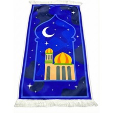 Simply Line Namaz Öğreniyorum Broşürü ve Çizelgesi Tesbih Erkek Kız Çocuk Seccadesi Hediyelik Seccade Kaliteli