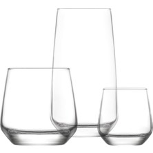 Lav Lal Cam Bardak Seti 18'li