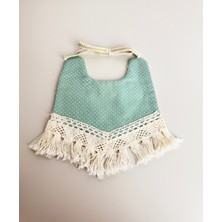 Bon Chic Baby Süslü Önlük Çift Yön Kullanımlı Yeşil