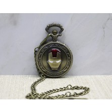 Zenvia Iron Man Tasarımlı Köstekli Saat