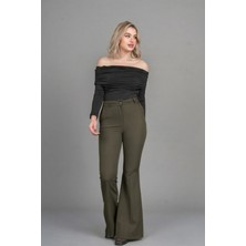 MissVina Kemerli Ispanyol Paça Pantolon 3891