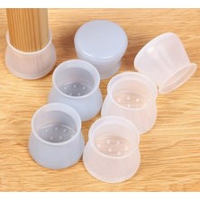 Just Cheap Store Masa ve Sandalye Ayak Koruyucu Silikon 12 Adet