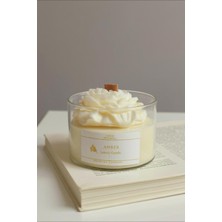 Lumin İstanbul Luxury El Yapımı Şakayıklı Cam Mum – Dekoratif & Şık Tasarım Lumin Istanbul