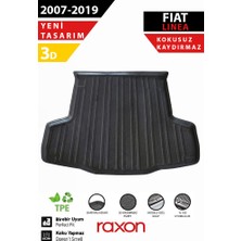 Raxon Fiat Linea 2007–2019 Bagaj Havuzu – 3D Özel Kalıp | Su Geçirmez, Kaymaz, Tam Uyum
