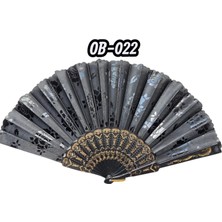 Zenvia Plastik Kumaş Yelpaze 12'li OB-022
