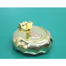 Zenvia Pirinç Çapalı Kapaklı Küllük 5 cm