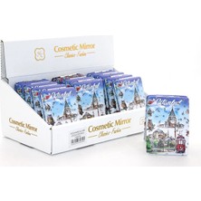 Livenda Taşlı Istanbul Tasarımı El Aynası Kalın ALK2482