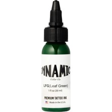 Valor Dynamic Leaf Green Dövme Boyası 30ML – Doğal Yaprak Yeşili, Premium Tattoo Ink